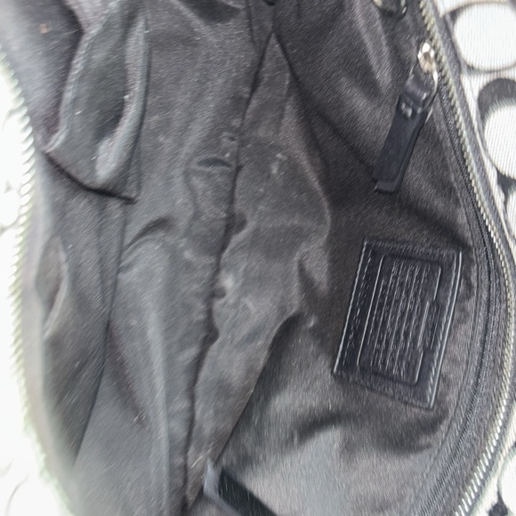 Coach F 14281 signature jacquard pleated Hand bag - Picture 8 of 9